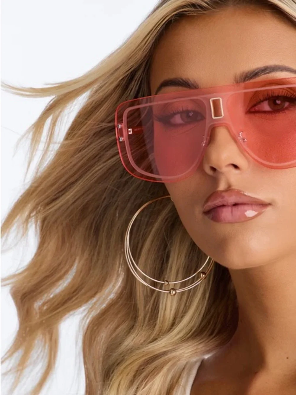 Isabelle Pink Aviator Sunglasses NEW 🏷️